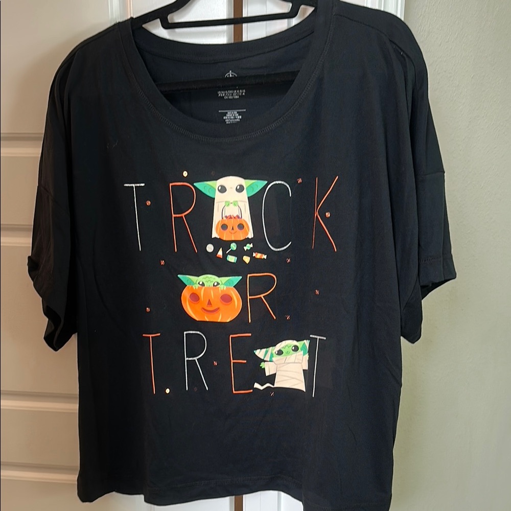 Disney Black Halloween Crop Top
